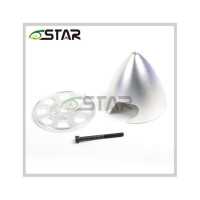 6 Star Aluminium Spinner - 3,00 inch - DSP300