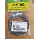6 Star - 1mm dia x 1,5m Rudder cables FP3016-C