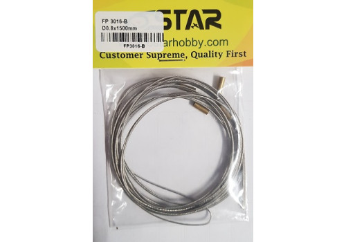 6 Star - 0.8mm dia x 1,5m Rudder cables FP3016-B