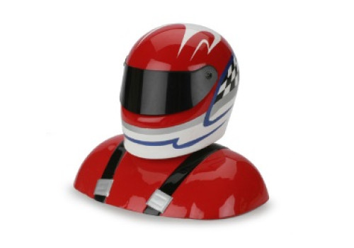 H9 - 25-28% Painted Pilot Helmet Red/White/Bl