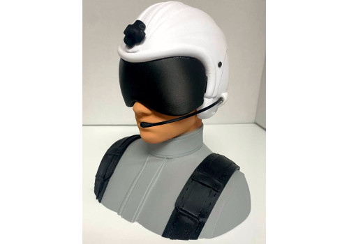 MAV Pilot - Aerobatic 25% to 30% scale - WHITE