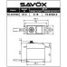 Savox 0251+- 16KG torque