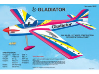 ARF - Black horse - Gladiator - BH07, 154cm wingspan