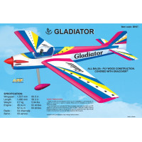 ARF - Black horse - Gladiator - BH07, 154cm wingspan