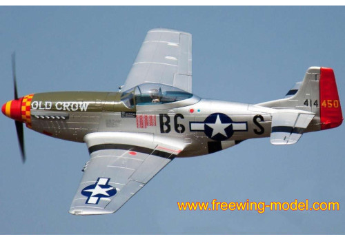 ARF - Freewing P-51D HP Old Crow 1410mm (55 inch) Wingspan - PNP