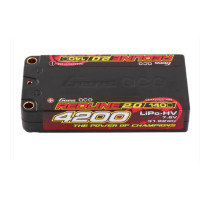 LiPo - 4200mah 7.6V, 2S  140C shorty pack