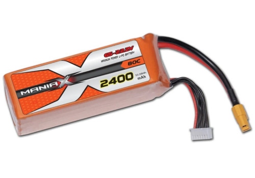 LiPo - ManiaX 6s 2400mah, 80C