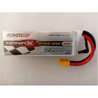 LiPo - 2200mah, 14.8V, 4S, 60C, ManiaX