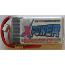 LiPo 1300mah 3S1P 25C - X-power