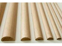 Balsa Dowel Half Round - 20 x 1000mm