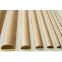 Balsa Dowel Half Round - 20 x 1000mm