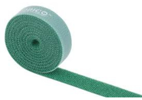 Velcro - 20mm x 1m double side - GREEN