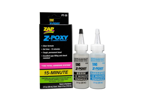Epoxy - ZAP - 15 Minute 4oz / 118ml