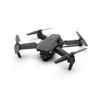 Drone - E88 4K Switchable Dual Camera Foldable RC Quadcopter (Black)