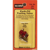 Dubro # 335 - Kwik-Fill Fueling Valve Gas