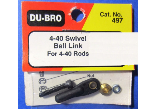 Dubro # 497 - 4-40 ball links for 4-40 rod