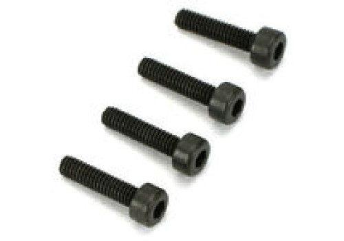 Dubro # 2118 - Cap screws socket head 2.5mm x 10 (4)