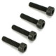 Dubro # 2118 - Cap screws socket head 2.5mm x 10 (4)