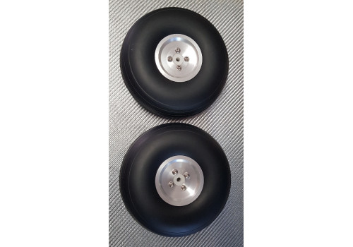 Wheels - Alloy 6.0 inch Rubber wheels