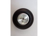 Wheels - Alloy 3.50 inch / 89mm Rubber wheels