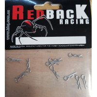 Quick release R clips / body clips 1:16th size (pack of 10)