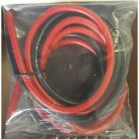 Wire - 14 AWG silicone RED and BLACK