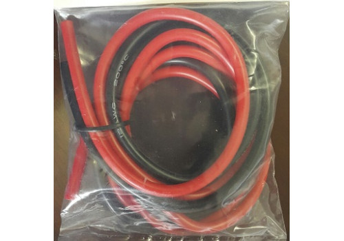Wire - 18 AWG silicone RED and BLack