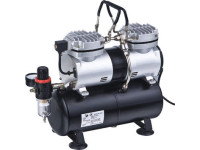Tools - Airbrush hobby compressor with air tank, AS-196 Tools - Airbrush hobby compressor with air tank, AS-196