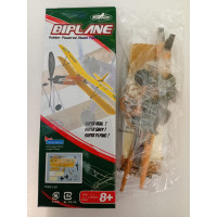 Toys - Aviator Biplane, Rubber powered