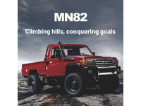 Toys - MN Models MN82 RC Crawler LC79 Toyota Landcruiser RTR - RED