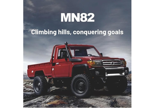 Toys - MN Models MN82 RC Crawler LC79 Toyota Landcruiser RTR - RED