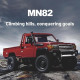 Toys - MN Models MN82 RC Crawler LC79 Toyota Landcruiser RTR - RED