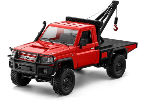 Toys - 1/12 Scale RC Crawler, MN82T LC79 RTR RC Tow Truck, 4x4 Off Road RC Car - RED
