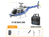 Heli - RC Era c138 bell 206 Blue w/gyro Heli - RC Era c138 bell 206 Blue w/gyro