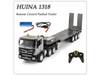 Toys - HUINA RC 9CH 1:24 Remote Control Flatbed Truck 1318 