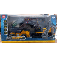 Toys - Dump Truck With Excavator 13556, 1:24 scale