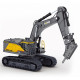 Toys - Huina Diecast 1723 Drill Excavator 1/50 Scale (Not RC, Model only)